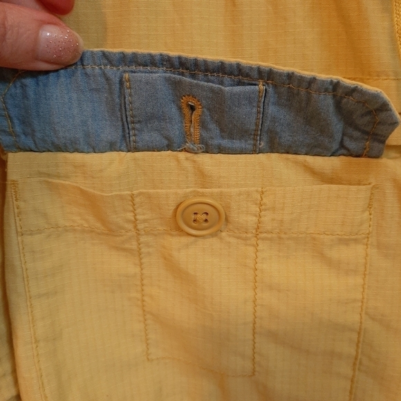 Anthropologie Daughters Of The Liberation Funnel Neck Utility Jacket 0 Ruffles - Picture 7 of 10